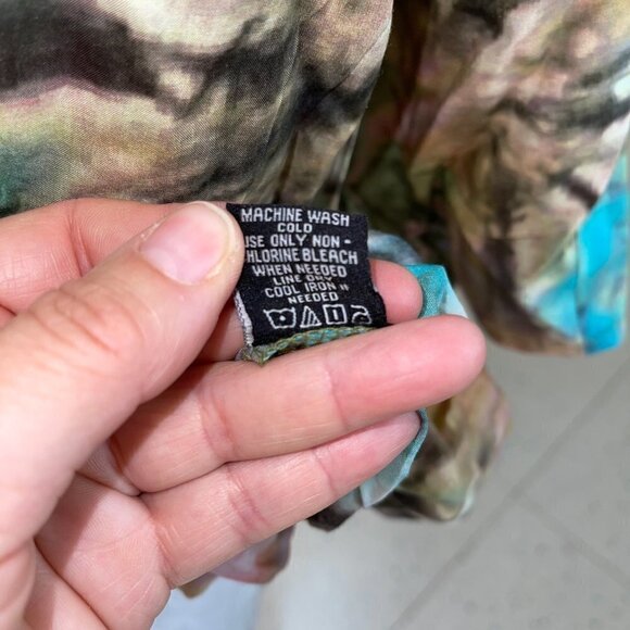 Tolani Collection Womens Tie Dye Print Top Multicolor Relaxed Fit Modal Size XXS - Picture 11 of 15